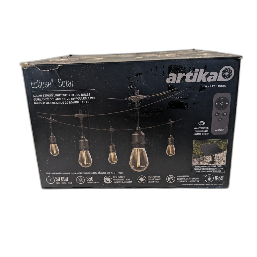 Artika Eclipse 40' Solar String Lights