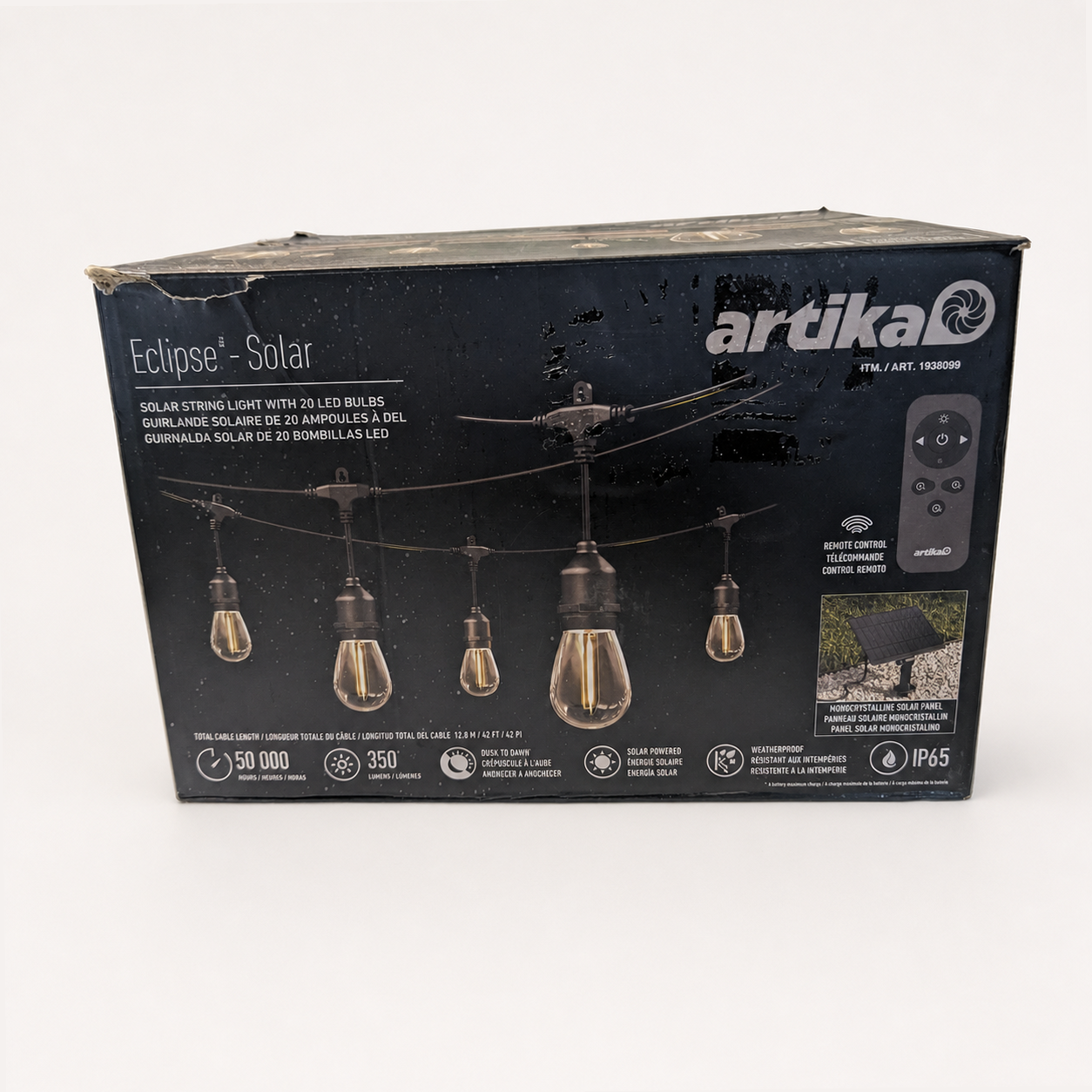 Artika Eclipse 40' Solar String Lights