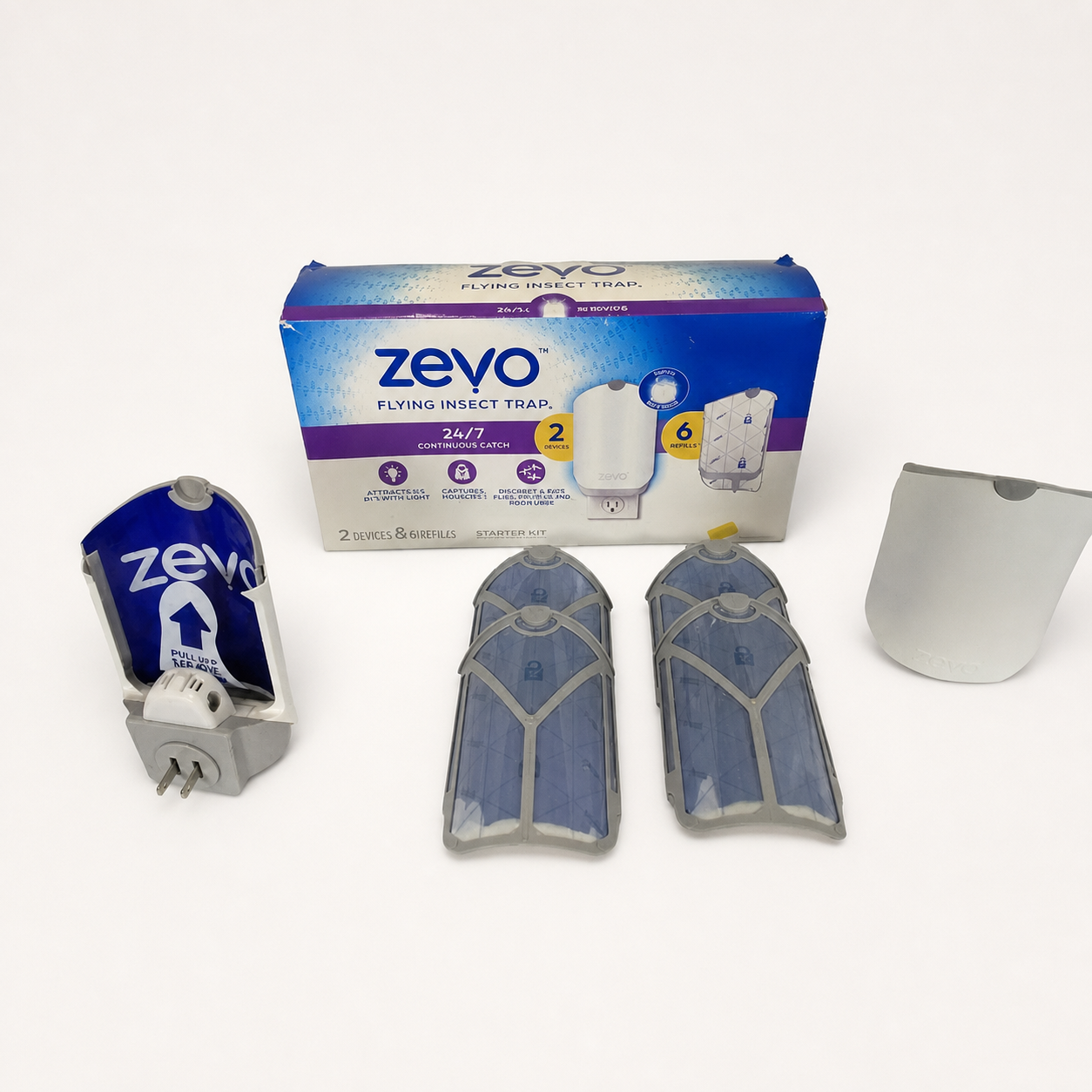 Zevo Flying Insect Trap Plug-Ins - Free Shipping