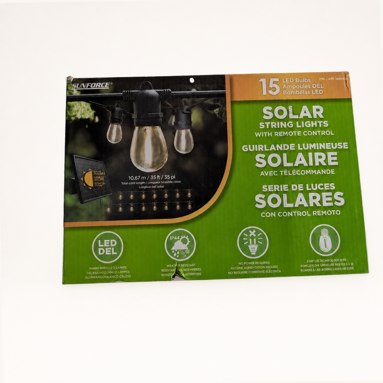 Sunforce LED Solar String Light