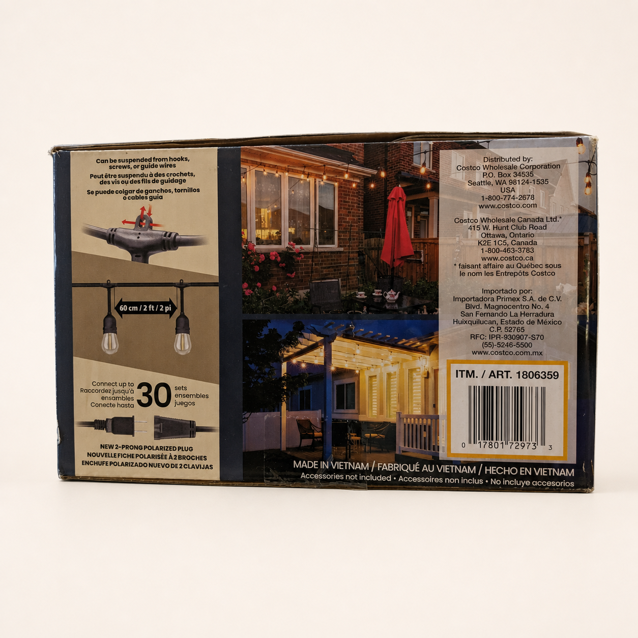Feit 48' LED String Light Plug In