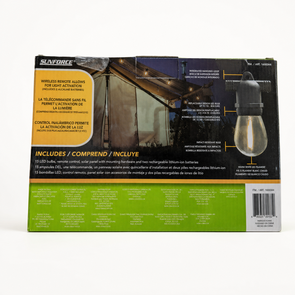 Sunforce LED Solar String Light