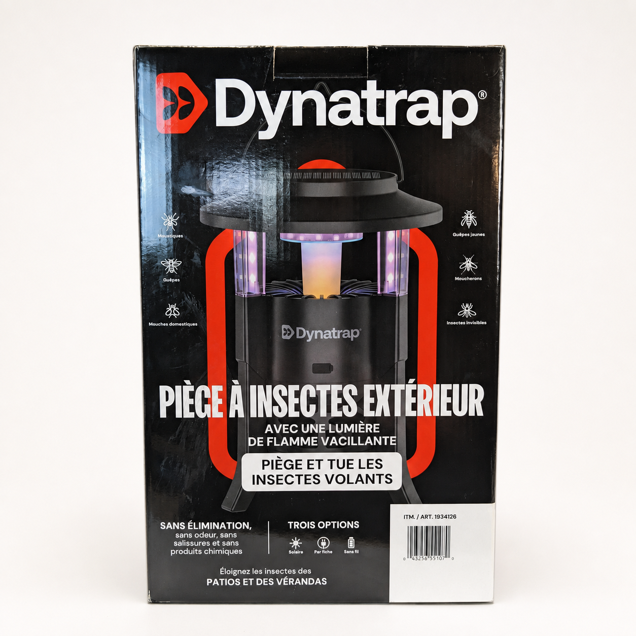DynaTrap Outdoor Bug Trap with Flickering Flame Light