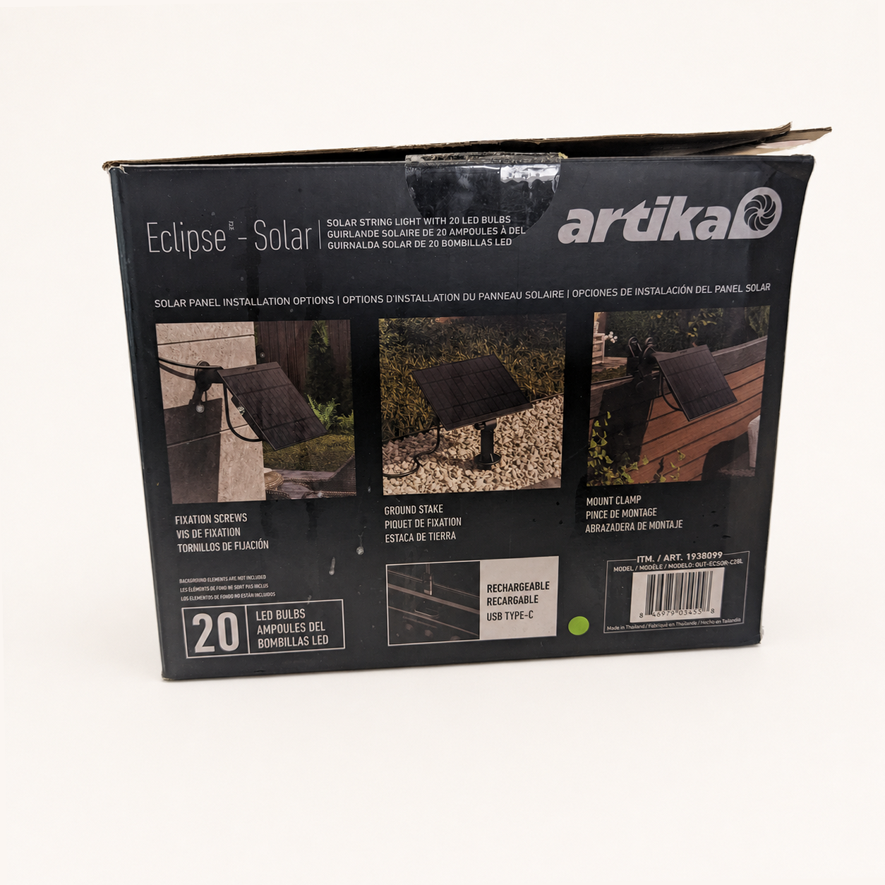 Artika Eclipse 40' Solar String Lights