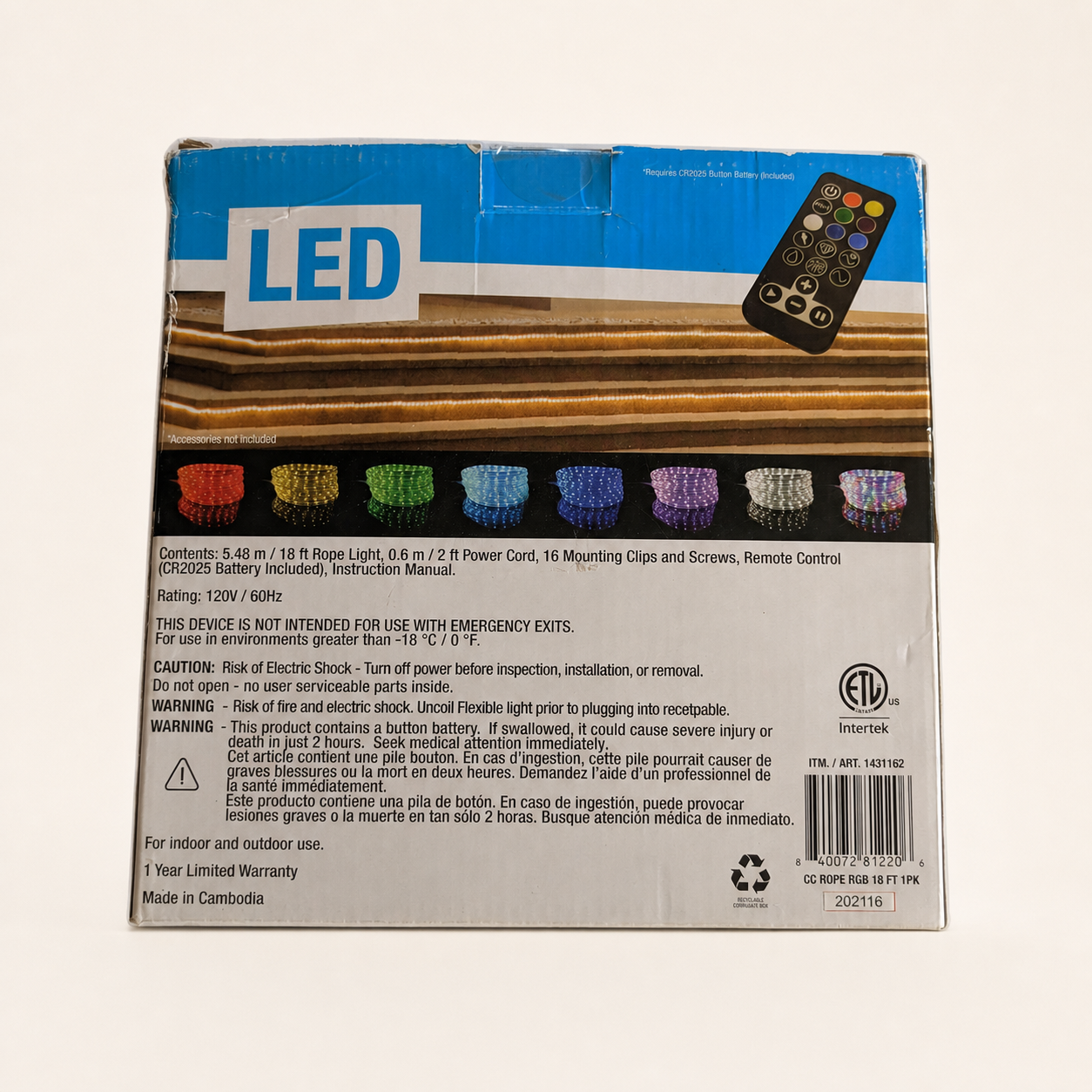 GVL Color Changing Rope Light - Free Shipping