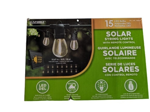 Sunforce LED Solar String Light