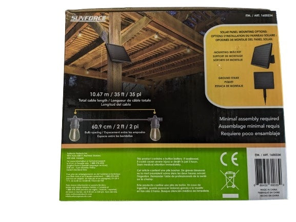 Sunforce LED Solar String Light