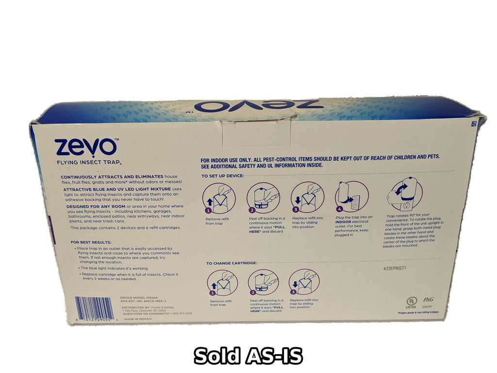 Zevo Flying Insect Trap Plug-Ins