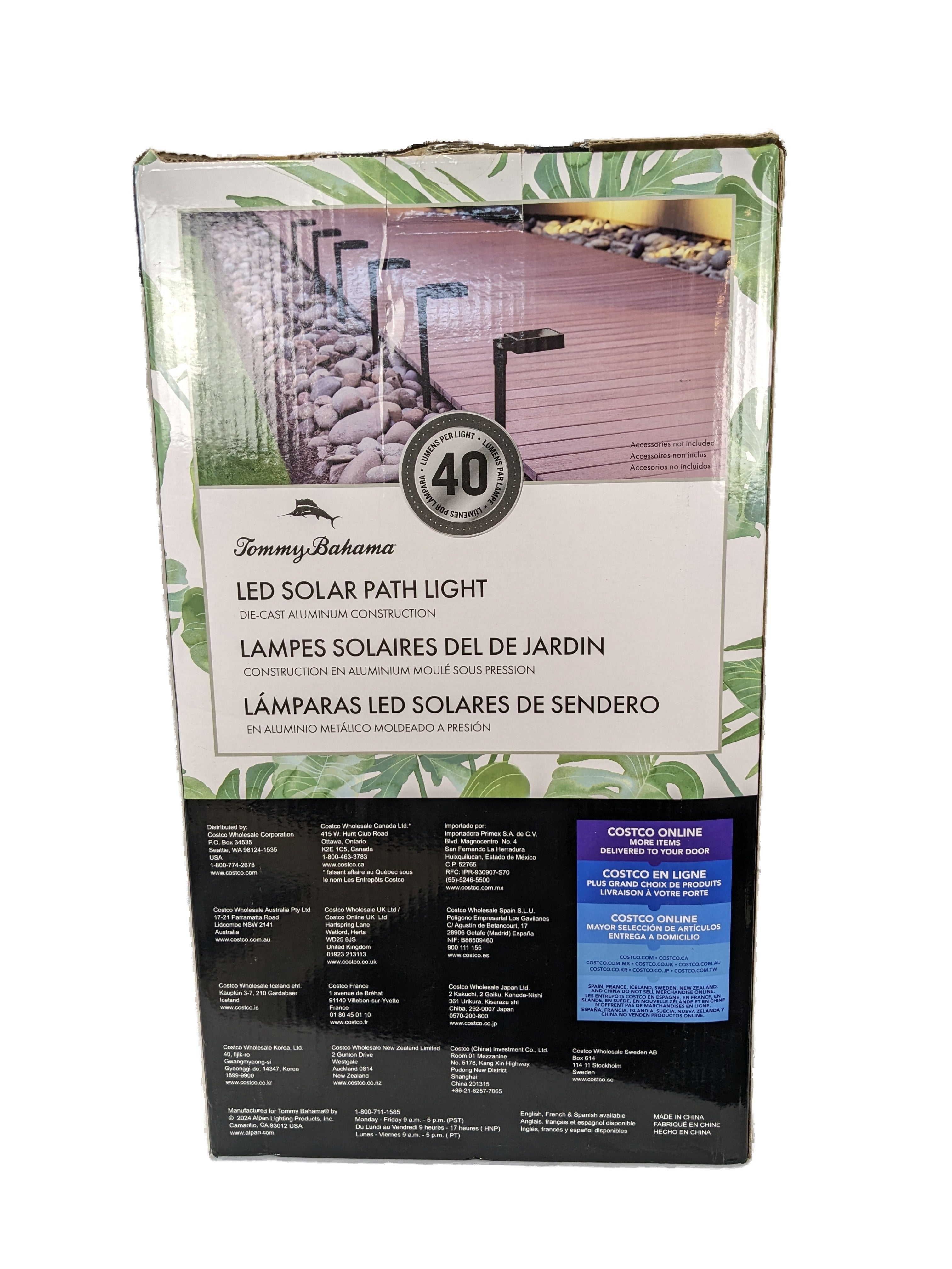 Tommy Bahama Solar Landscape Down Light