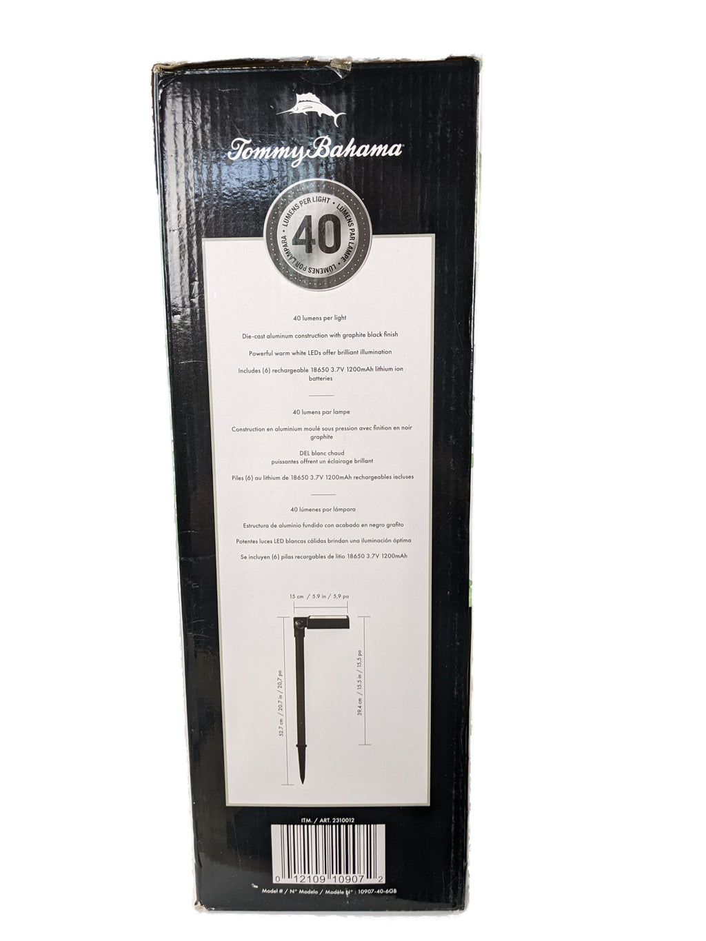 Tommy Bahama Solar Landscape Down Light