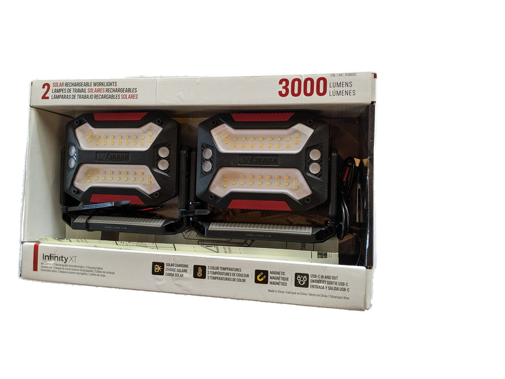 Infinity X1 Solar Magnetic/Hanging Work Lights