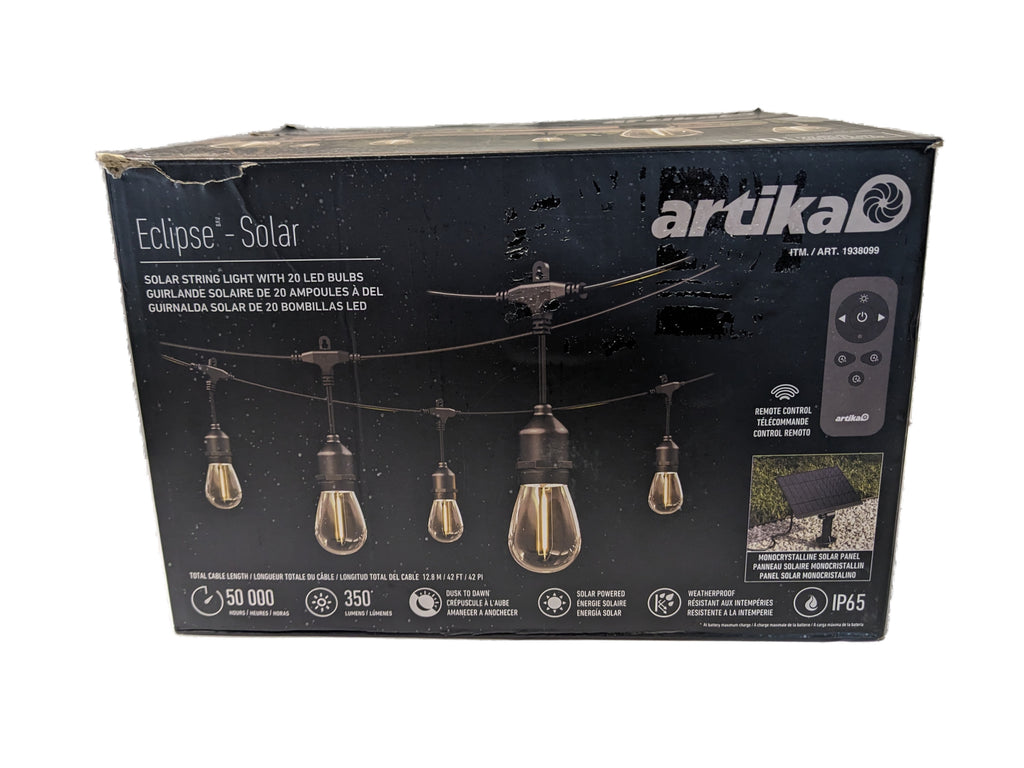 Artika Eclipse 40' Solar String Lights