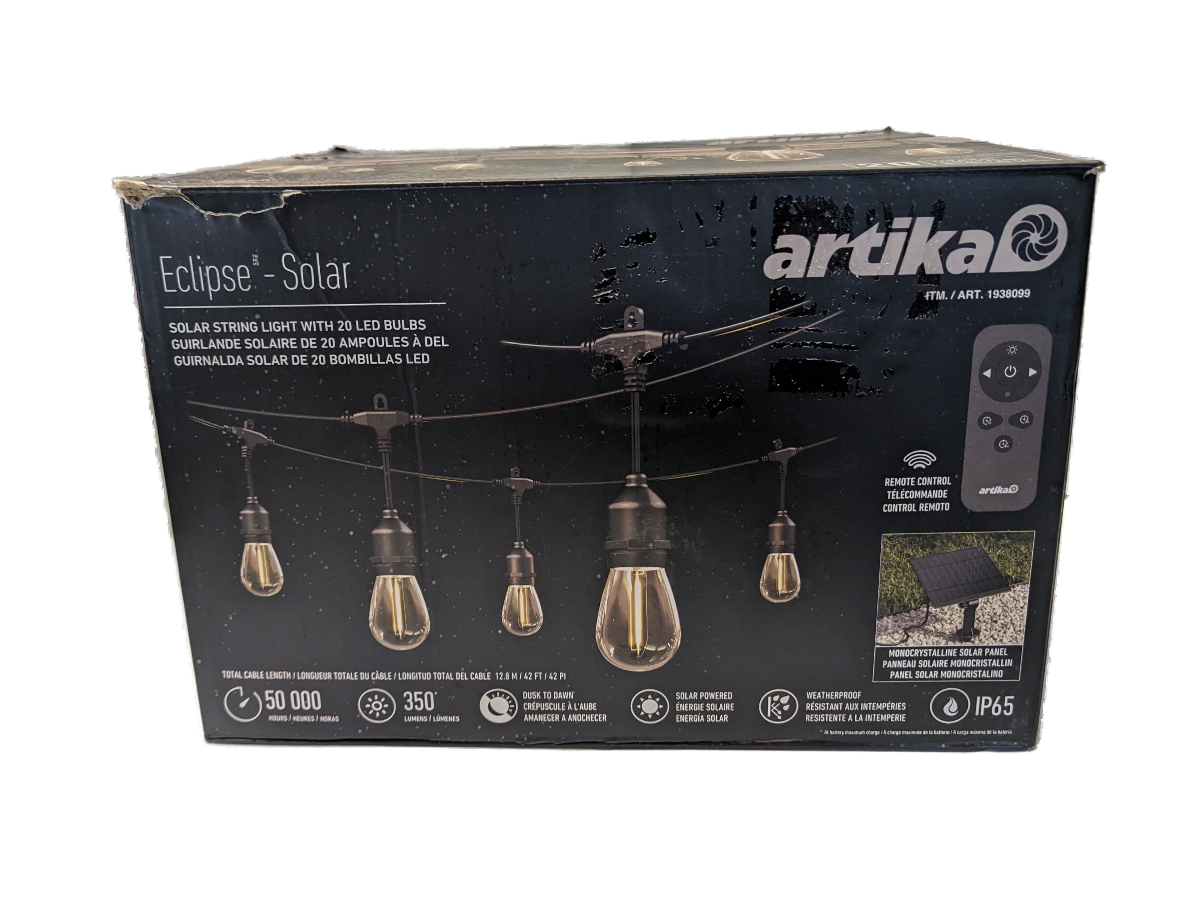 Artika Eclipse 40' Solar String Lights