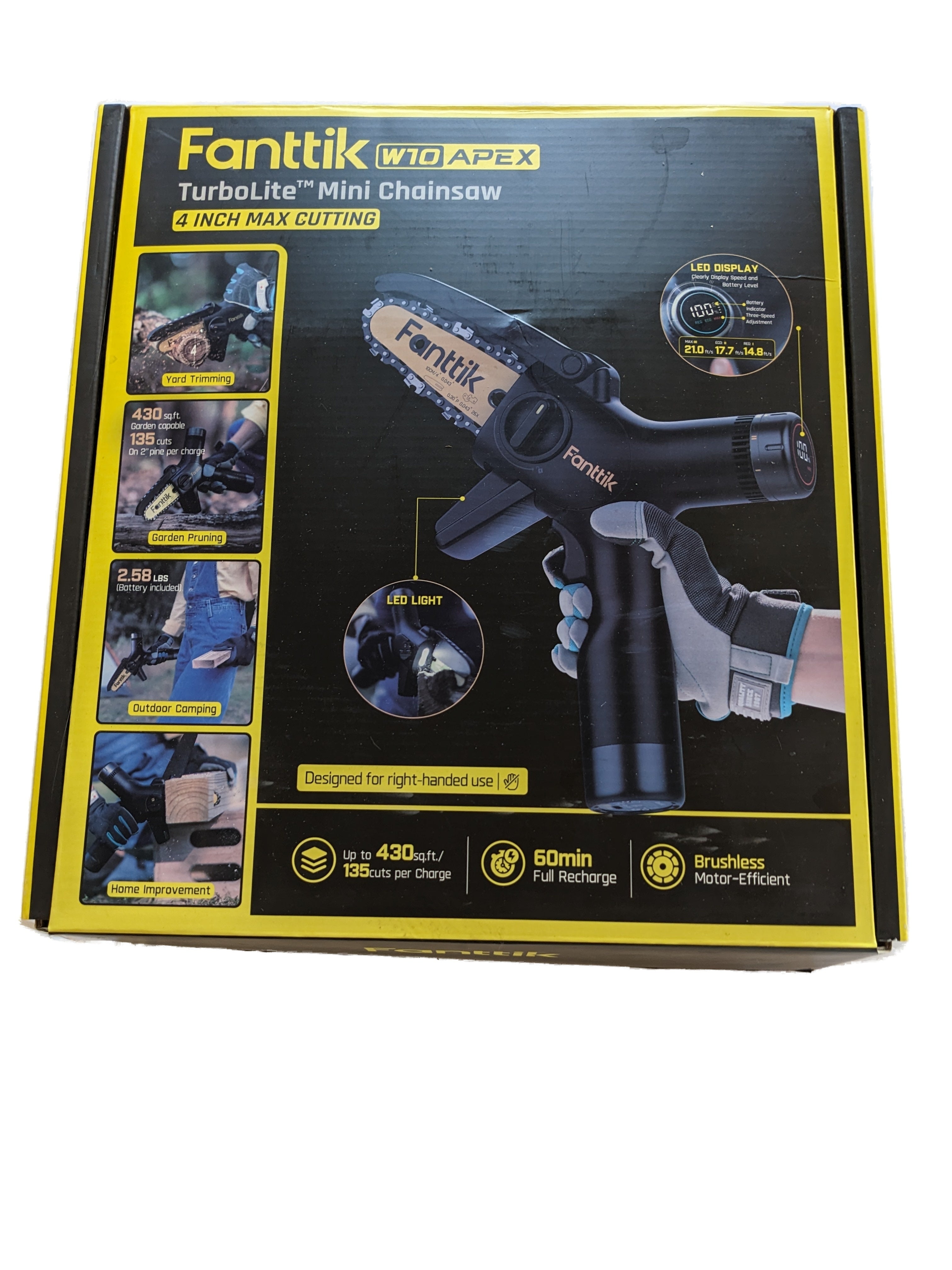 Fanttik 4" Mini Chainsaw