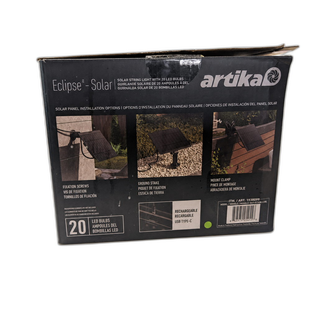 Artika Eclipse 40' Solar String Lights