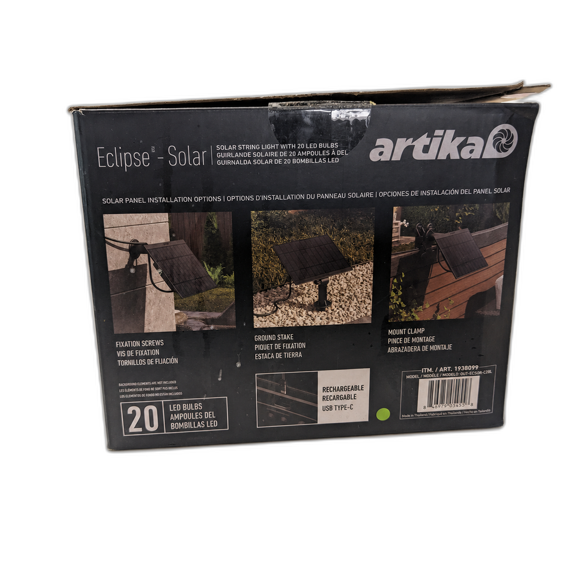 Artika Eclipse 40' Solar String Lights