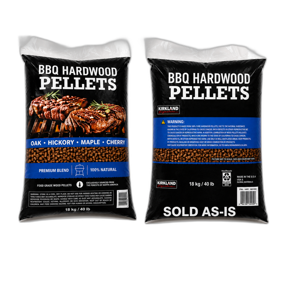 Kirkland Signature Premium Blend BBQ Hardwood Pellets — Local Pickup Only