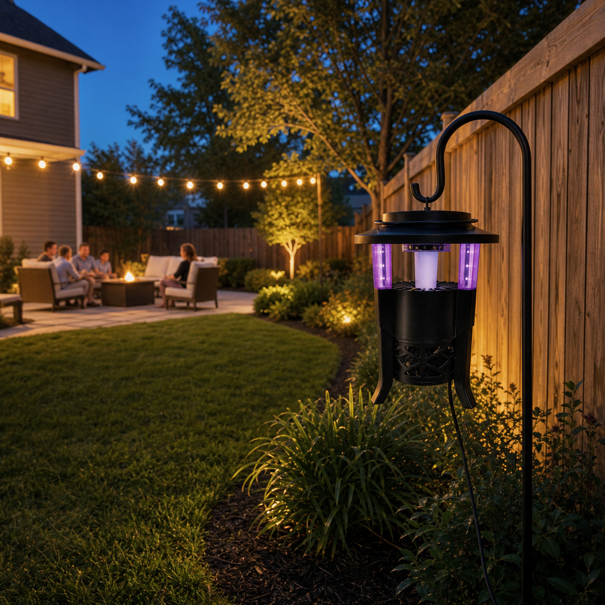 DynaTrap Outdoor Bug Trap with Flickering Flame Light