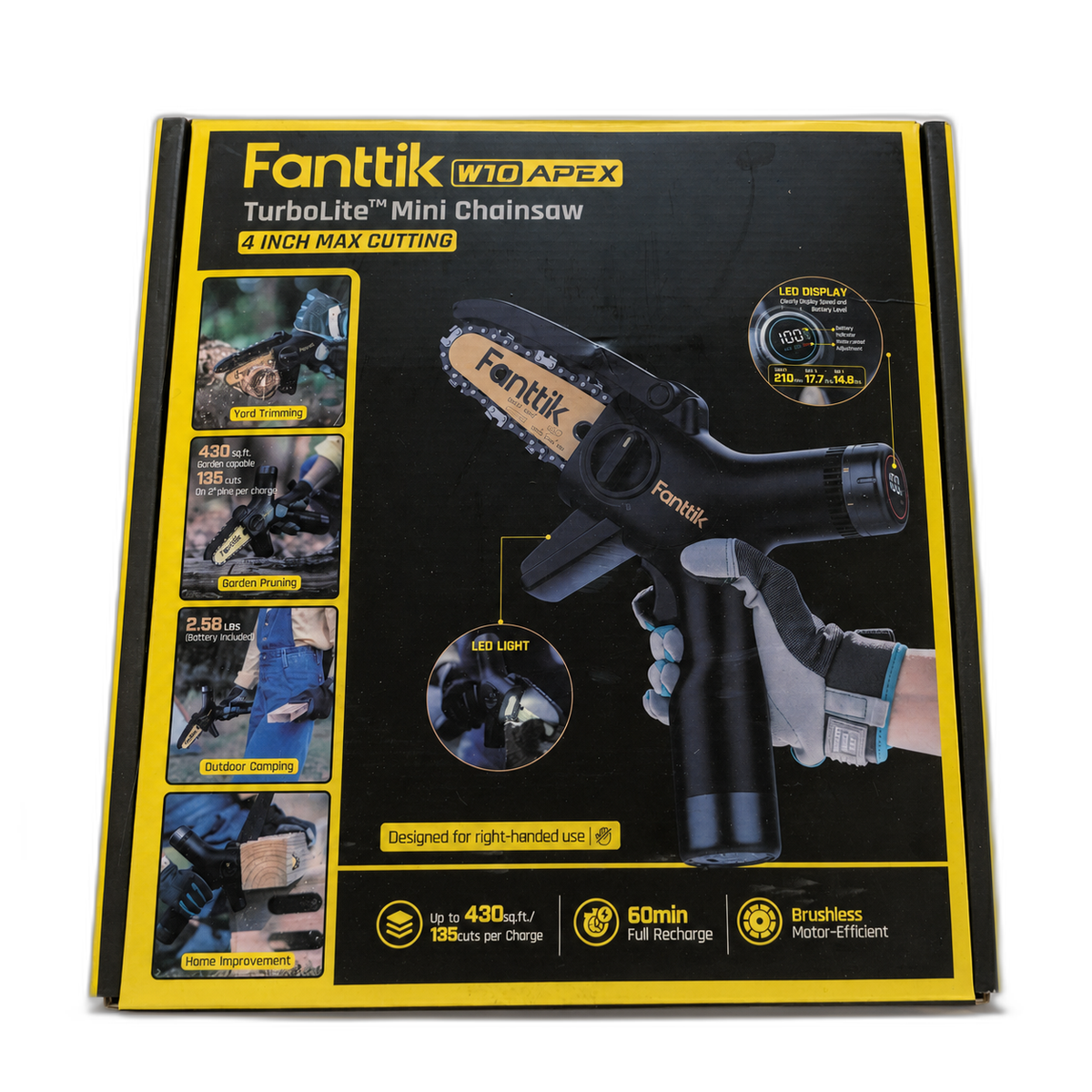 Fanttik W10 APEX 4-Inch Mini Chainsaw
