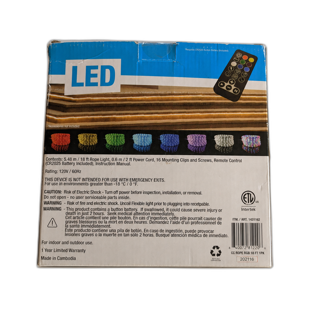 GVL Color Changing Rope Light