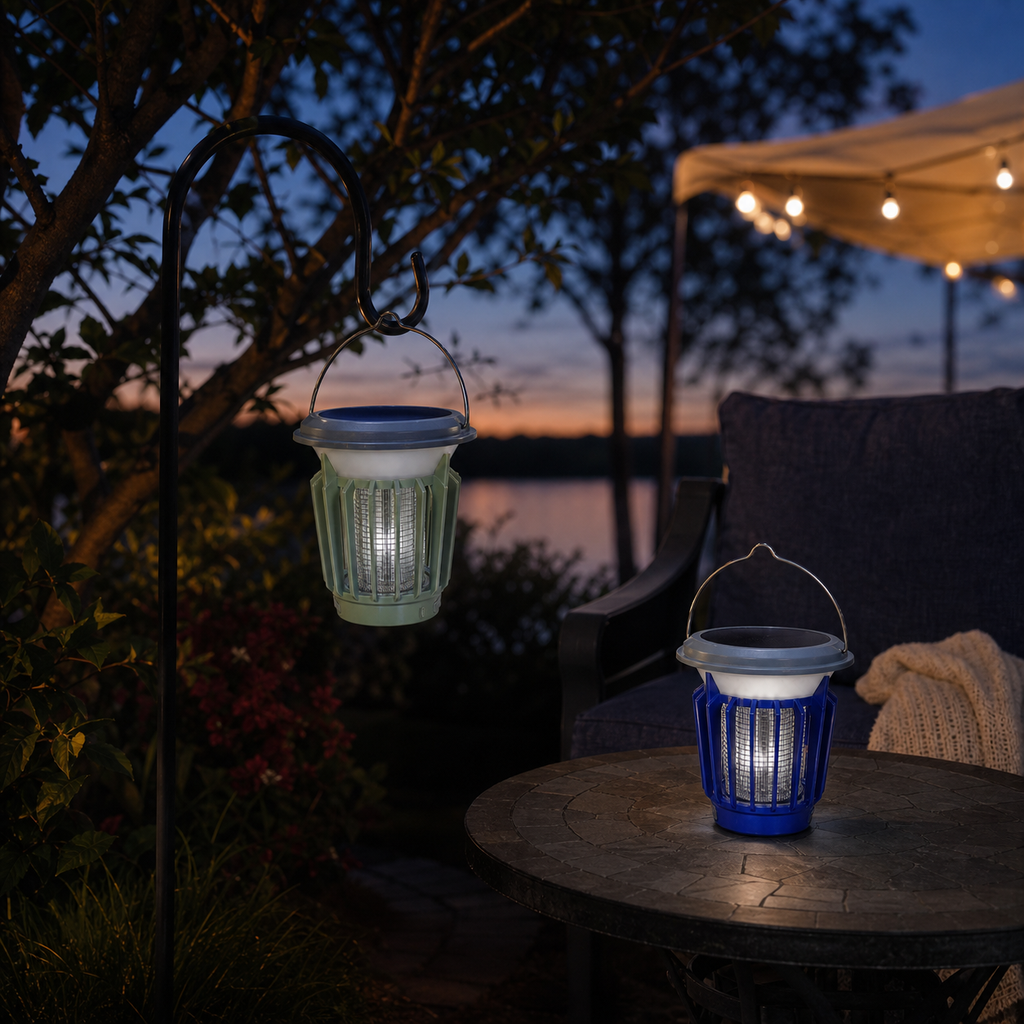 Wisely 11-Inch Indoor/Outdoor UV Light Electronic Insect Trap 2-Pack