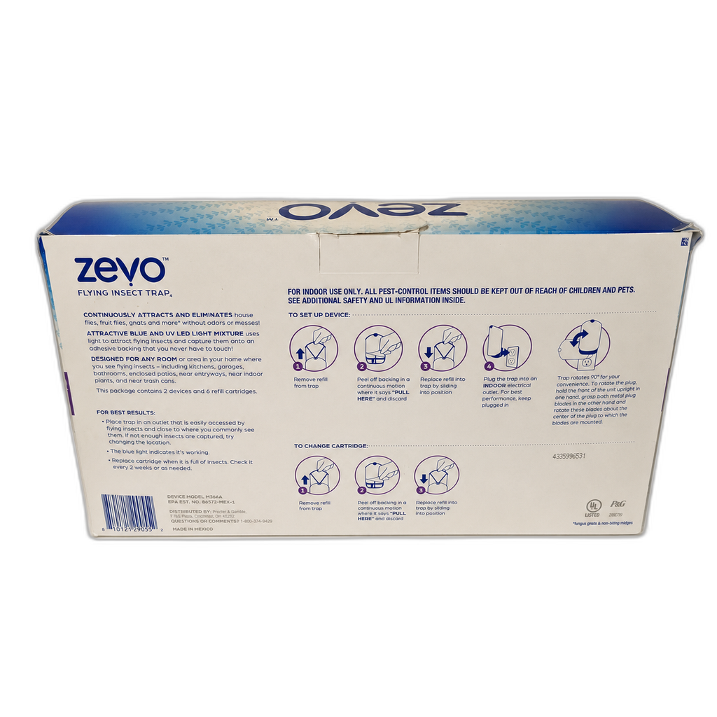 Zevo Flying Insect Trap Plug-Ins